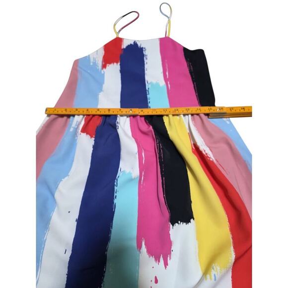 Crosby by Mollie Burch Multicolor Paintbrush Print Dress - Size XS - Picture 5 of 5